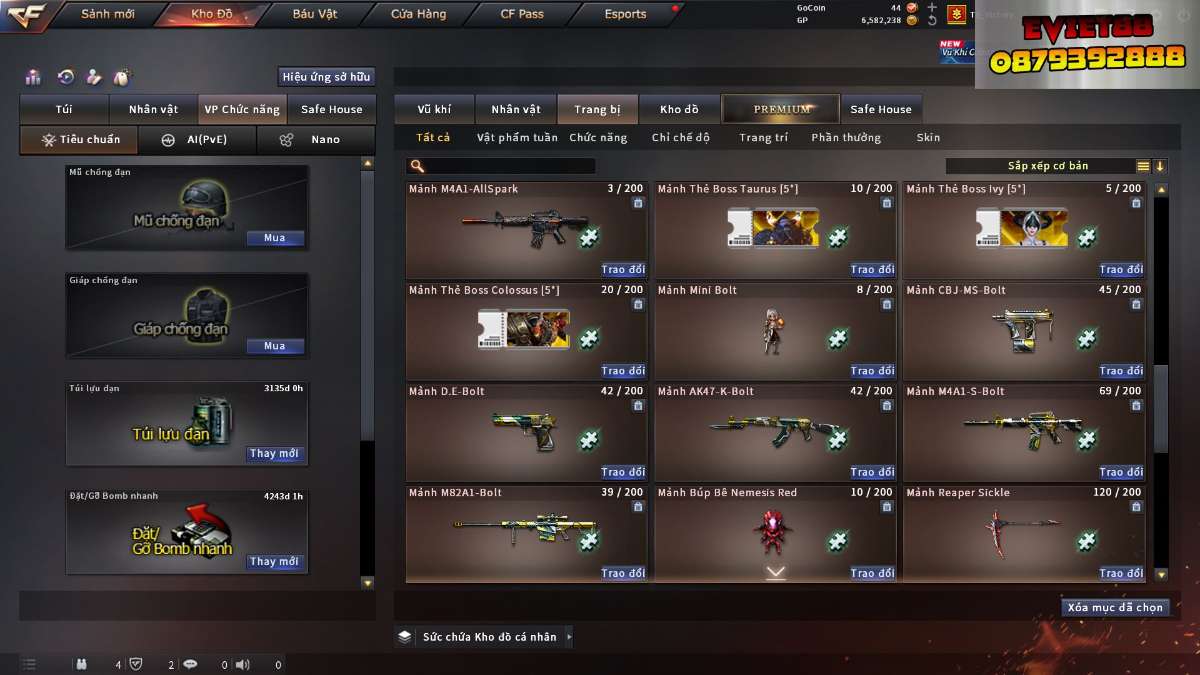 shop acc cf uy tin gia re